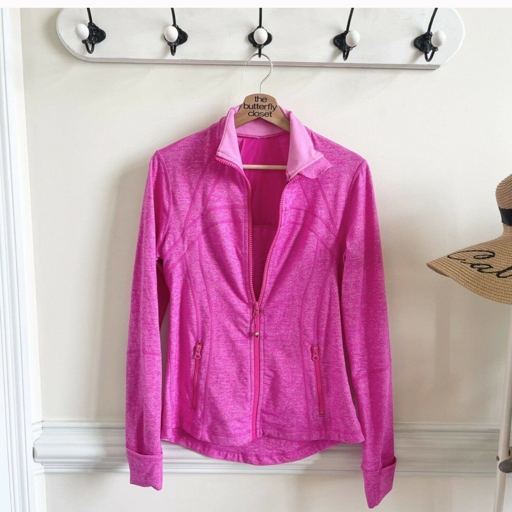 lululemon pink define jacket size 10